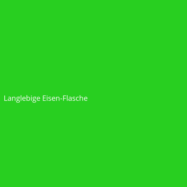 Langlebige Eisen-Flasche