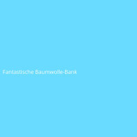 Fantastische Baumwolle-Bank