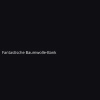 Fantastische Baumwolle-Bank