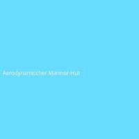Aerodynamischer Marmor-Hut