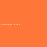 Enorme Stahl-Tastatur
