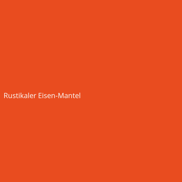 Rustikaler Eisen-Mantel