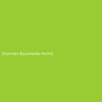 Enormes Baumwolle-Hemd