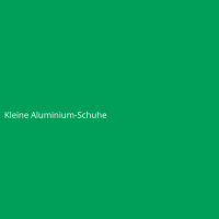 Kleine Aluminium-Schuhe