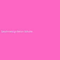 Geschmeidige Beton-Schuhe