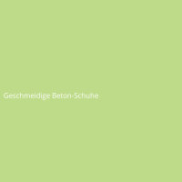 Geschmeidige Beton-Schuhe