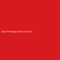 Geschmeidige Beton-Schuhe