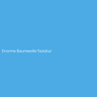 Enorme Baumwolle-Tastatur