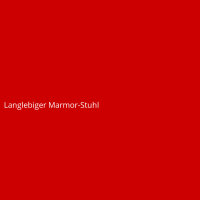 Langlebiger Marmor-Stuhl