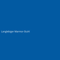 Langlebiger Marmor-Stuhl
