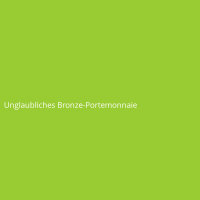 Unglaubliches Bronze-Portemonnaie